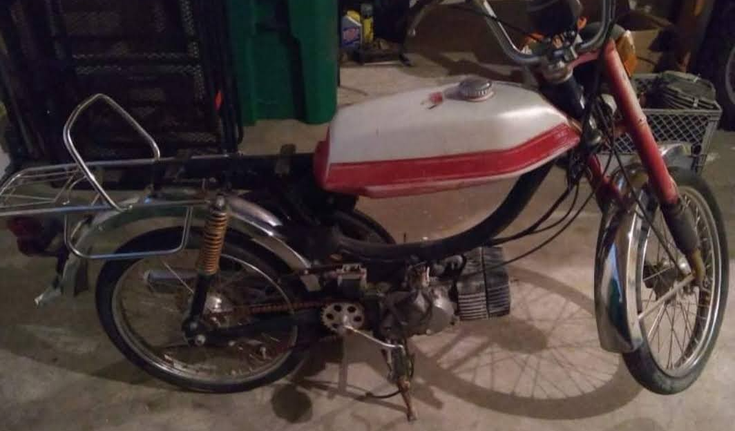 1980 Puch Magnum before restoration